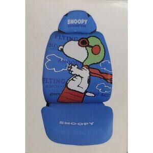 🆕 DinoVille Peanut Snoopy Car Seat Cover - Blue